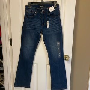 Express barely boot mid rise jean
